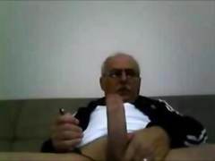 Chilean Grandpa Wanking, Free Fat Gay